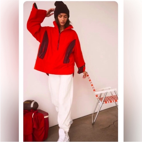 Free People FP Movement Climber Fleece Pullover Half Zip Jacket - Picture 2 of 10